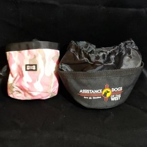 5 for $25  Lot of two treat bags for dogs